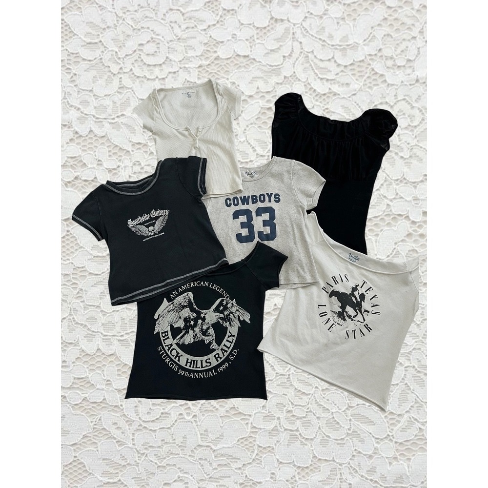 brandy melville 6 piece bundle of tops